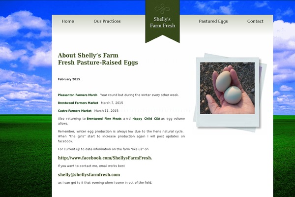 shellysfarmfresh.com site used Farmfresh
