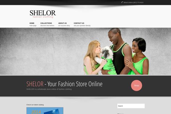 Couture theme site design template sample