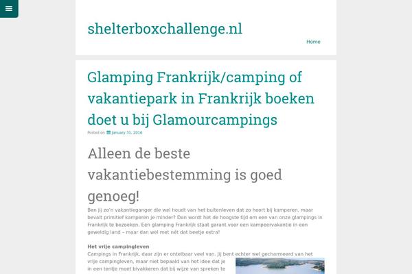 shelterboxchallenge.nl site used Just Write