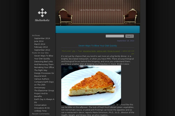 WordPress website example screenshot