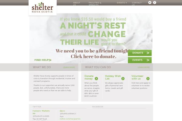 shelternovascotia.com site used Shelterns
