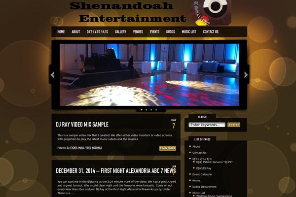 Dancefloorv2_5 theme site design template sample