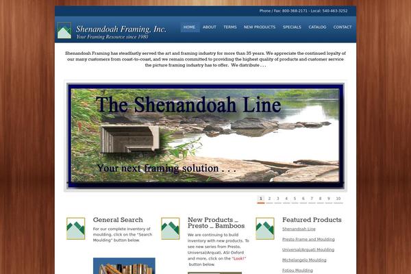 shenandoahframing.com site used Shenandoah