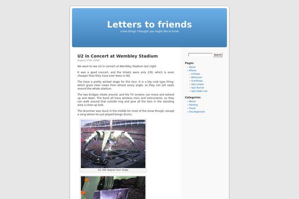 Default theme site design template sample