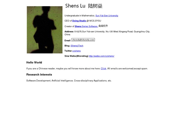 WordPress website example screenshot