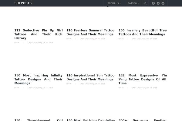sheposts.com site used Tr
