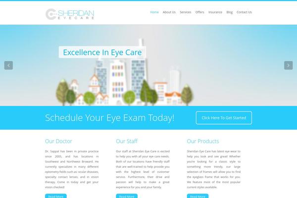 sheridaneyecare.com site used Sheridaneyecare