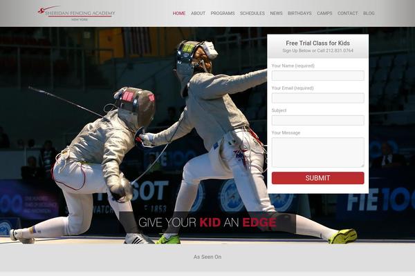 WordPress website example screenshot