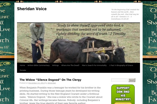 Twenty Seventeen theme site design template sample