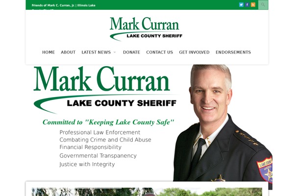 sheriffmarkcurran.com site used Hedge