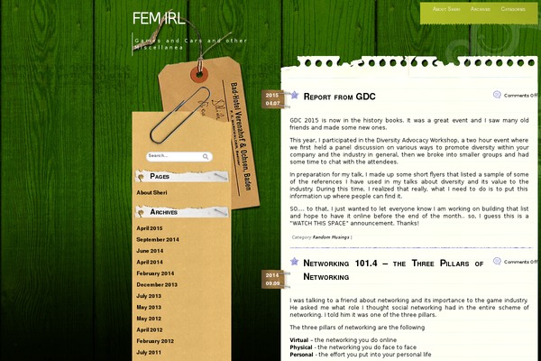 Comment Central theme site design template sample