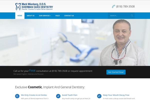 Porto theme site design template sample