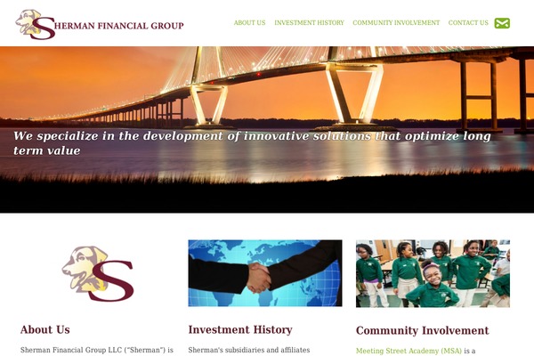 shermanFinancialGroup theme websites examples