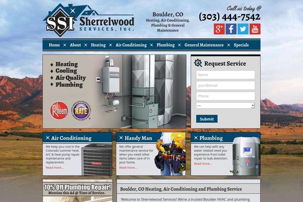 Roots theme site design template sample