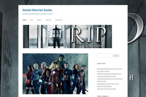 Twenty Twelve theme site design template sample