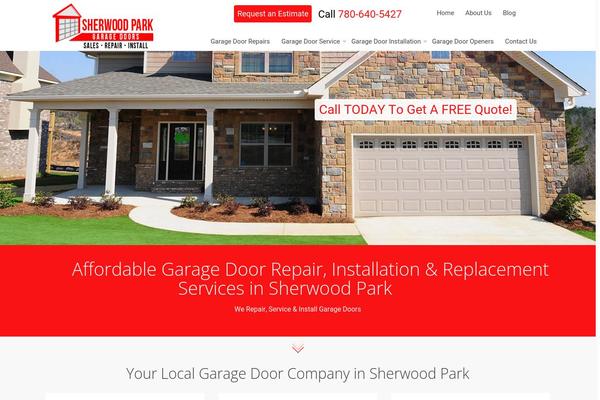 sherwoodparkgaragedoors.com site used Technet