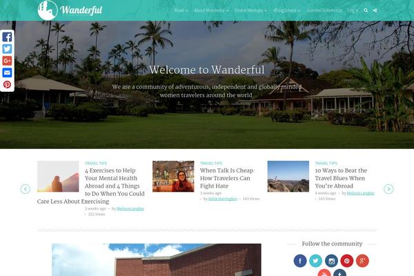 Sidewalk theme websites examples