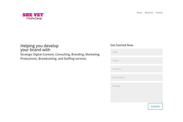 Divi theme site design template sample