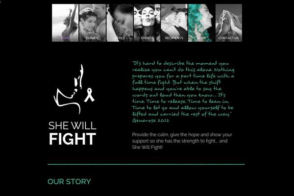 shewillfight.com site used Theme1865