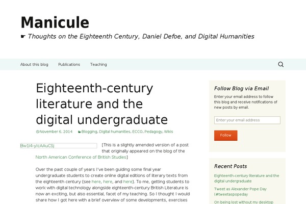 WordPress website example screenshot
