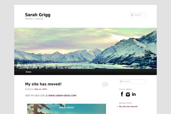 Twenty Eleven theme site design template sample
