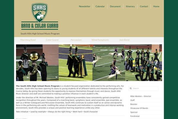 Virtue theme site design template sample