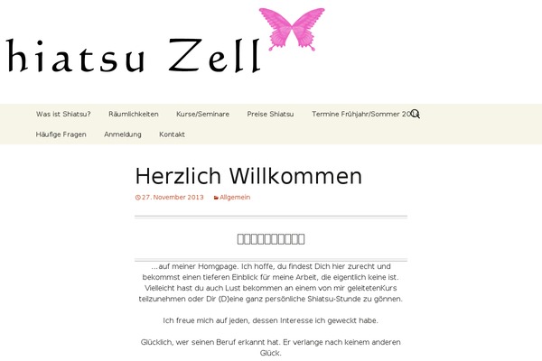 Twenty Thirteen theme site design template sample