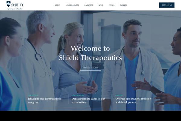 shieldtherapeutics.com site used Shieldtherapeutics
