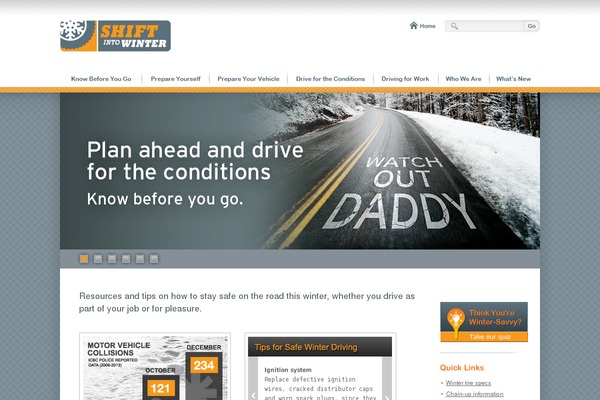 shiftintowinter.ca site used Shiftintowinter