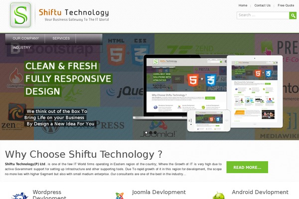shiftu theme websites examples