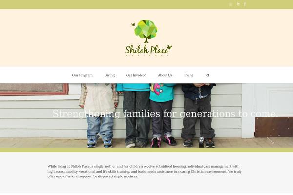 WordPress website example screenshot