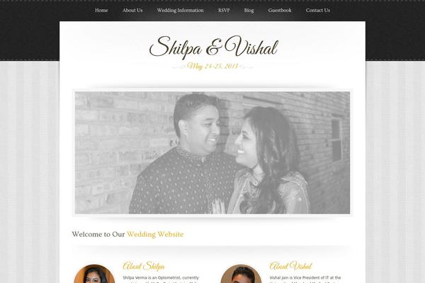 shilpavishal.com site used Marriage-wordpress