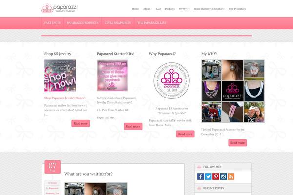 Frau theme site design template sample