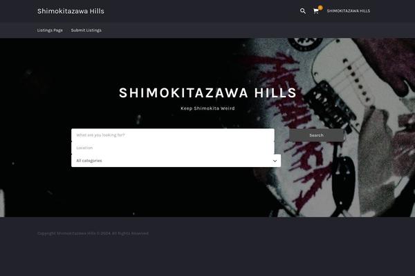 shimokitazawahills.com site used Listify Child