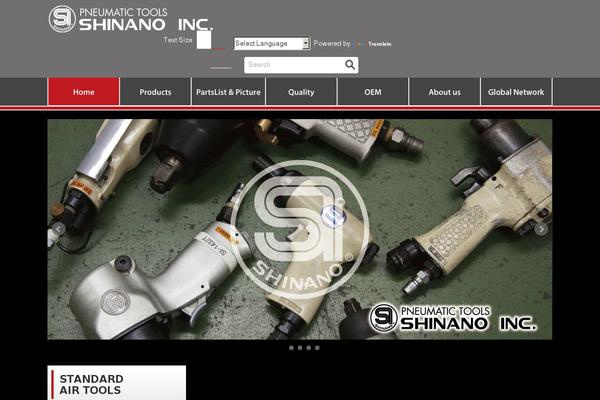 shinanoinc.com site used Shinanoinc
