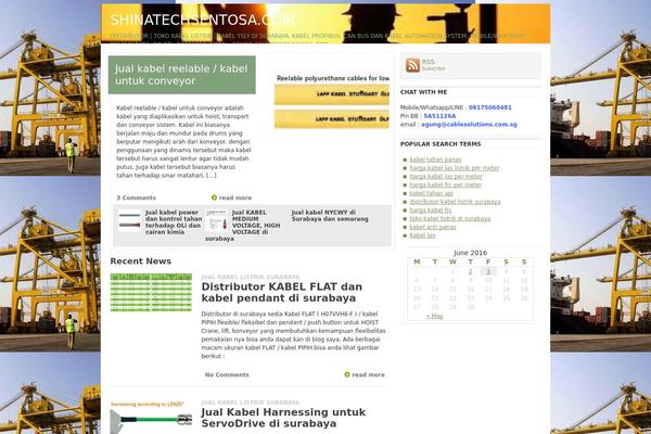Billions theme site design template sample