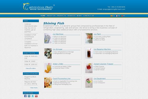 shiningfish-tech.com site used Shining-fish
