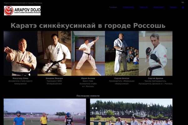 WordPress website example screenshot