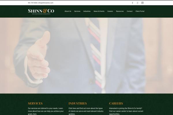 WordPress website example screenshot