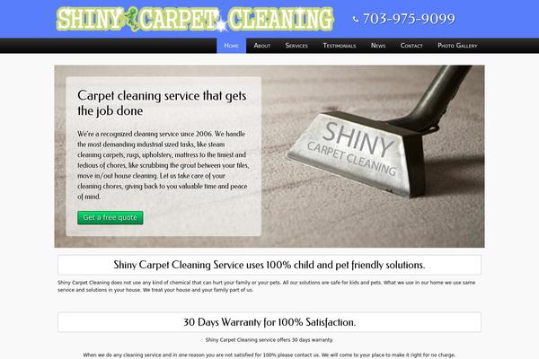 shinycarpetcleaning.com site used Carpetcleaning