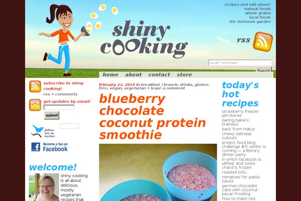 shinycooking.com site used Shinycooking