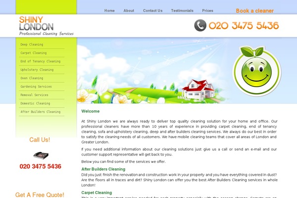 shinylondon.co.uk site used Cleanexpert