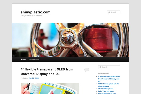 Twenty Eleven theme site design template sample