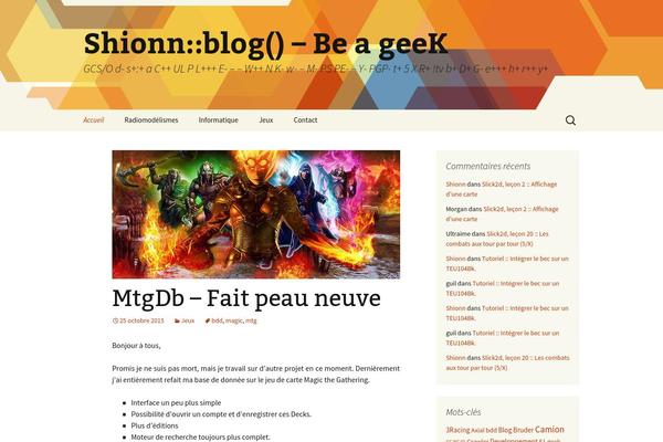 Twenty Thirteen theme site design template sample