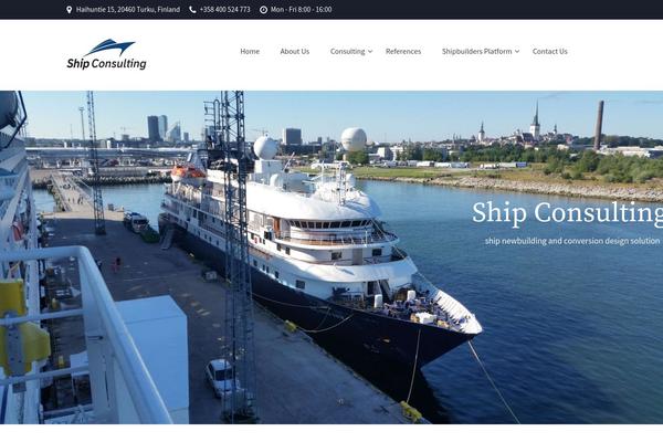 Yachtcharter theme site design template sample