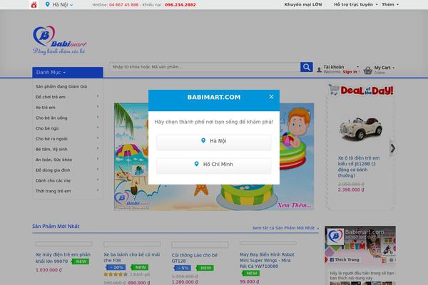 WordPress website example screenshot
