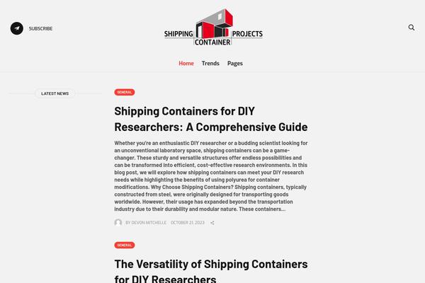 shippingcontainerprojects.com site used Virala