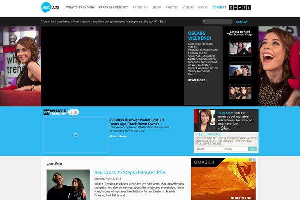 WordPress website example screenshot