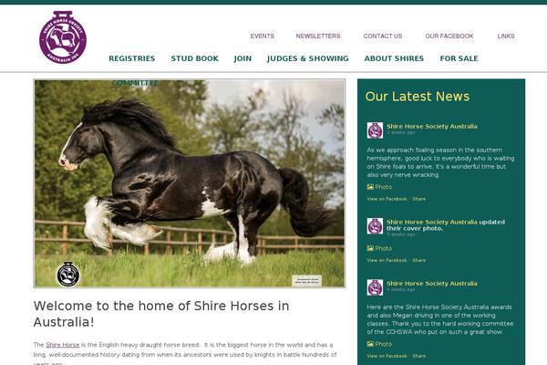 shirehorsesociety.com.au site used Shsa