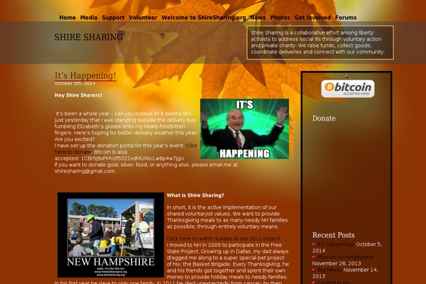 Autumn theme site design template sample